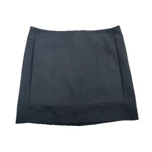 Willi Smith Black A Line Mini Skirt Womens Size 4 Career Office Classic